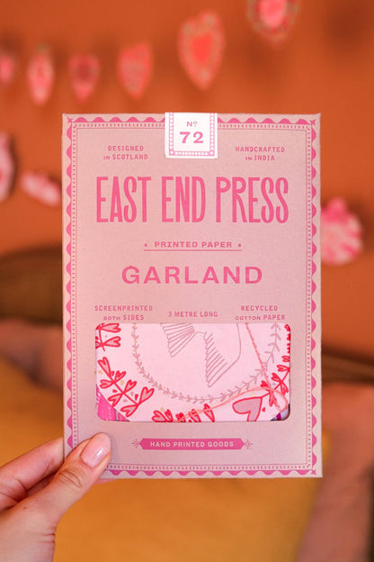 Sewn Garland; Love Birds