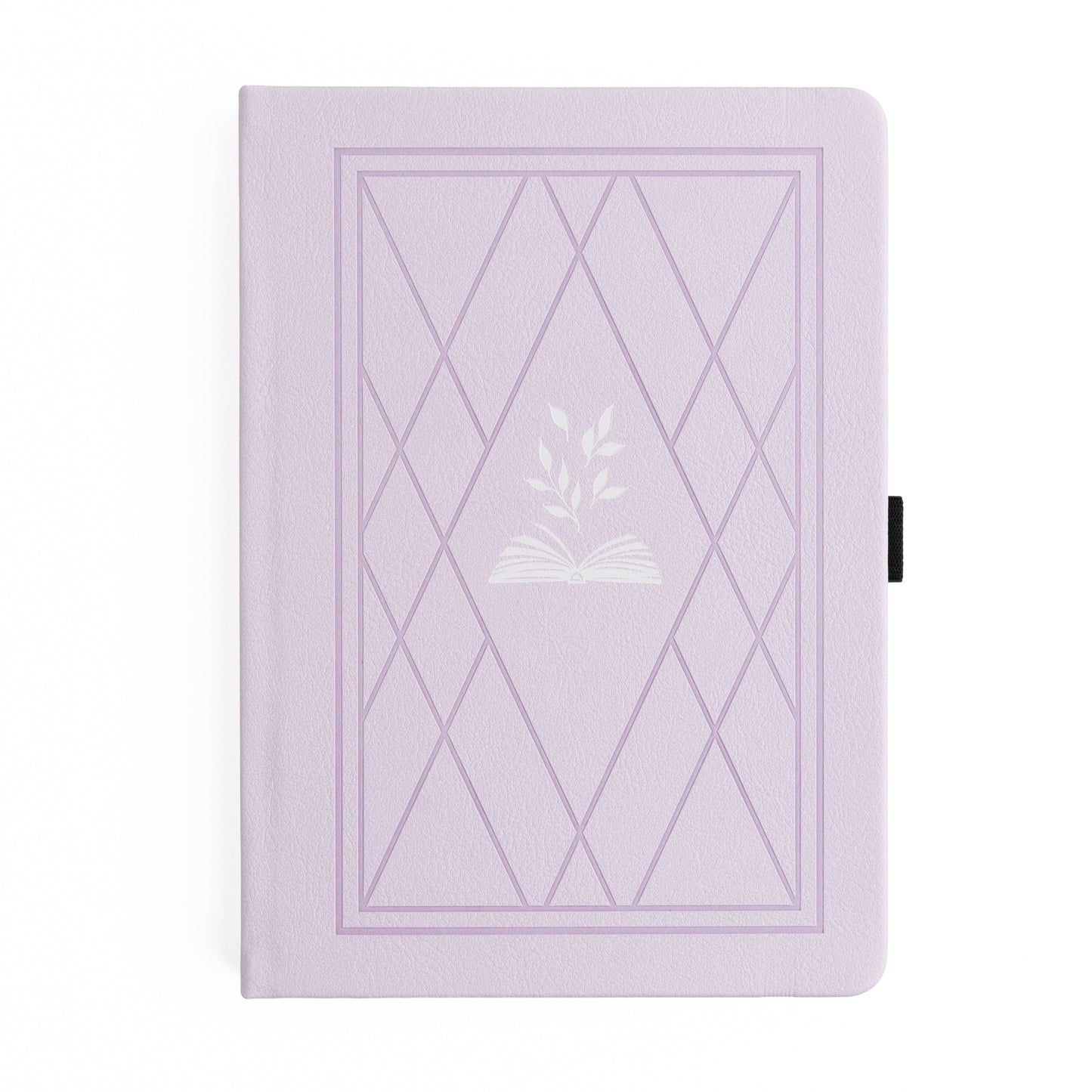 Reading Journal; Vintage Library in Lilac