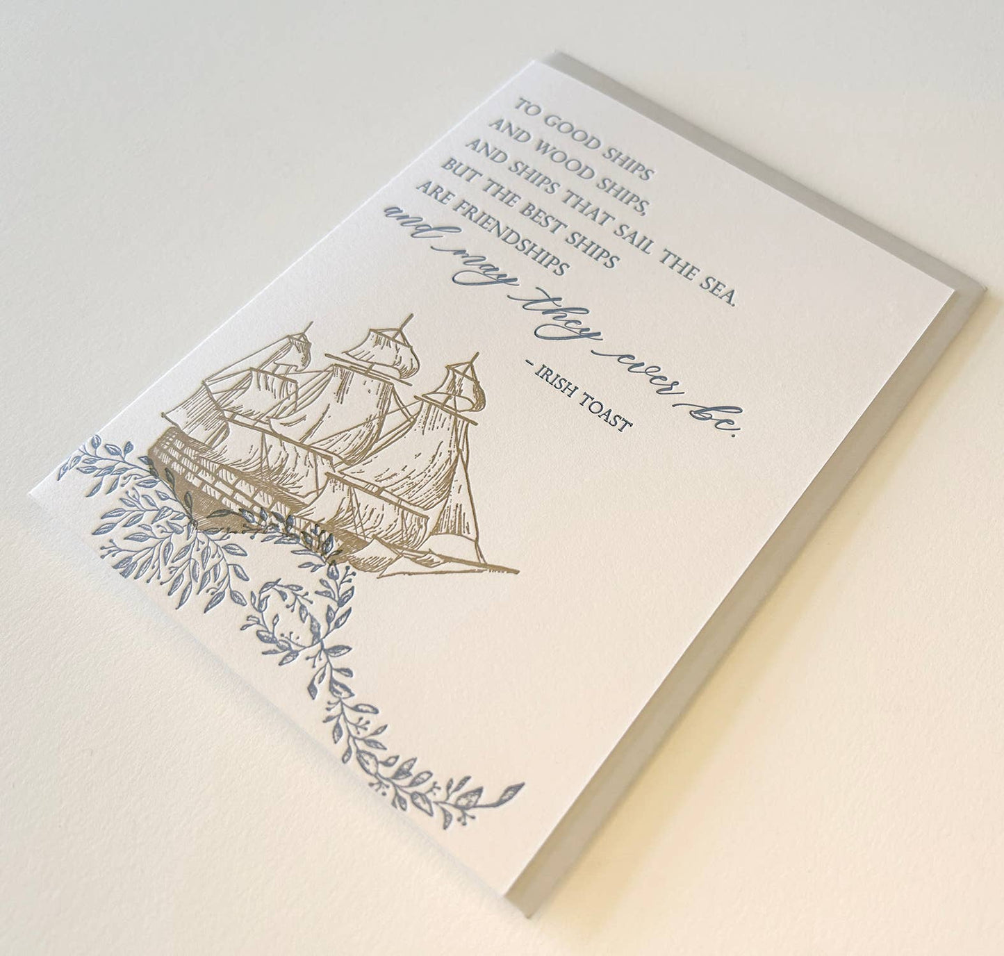 Friendship Card; The Best Ships Are Friendships