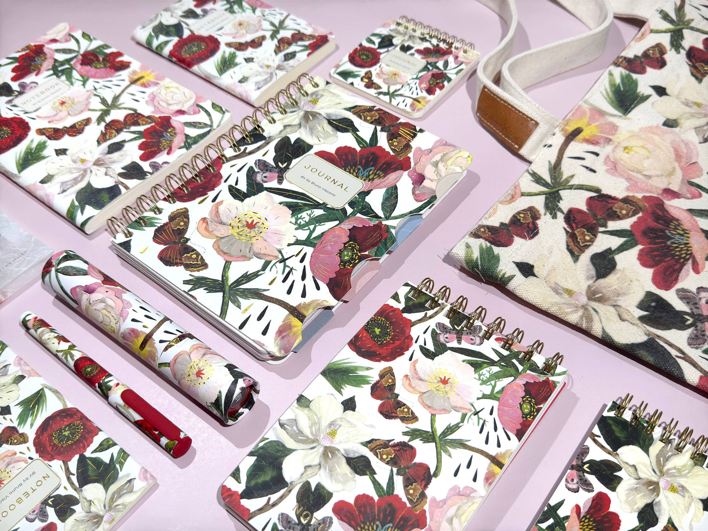 Notebook; Peonies (Size A5)