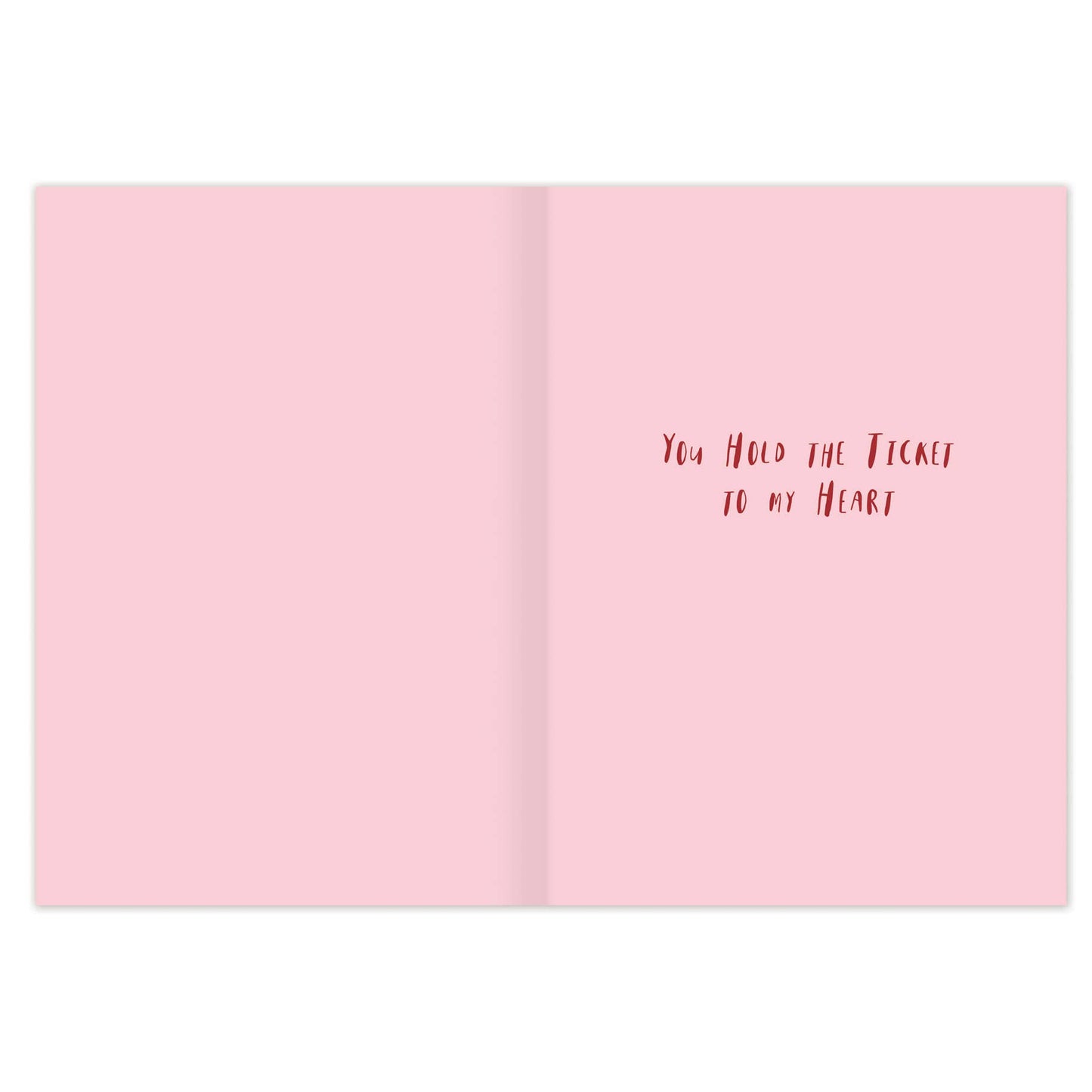 Anniversary Card; Love Tickets