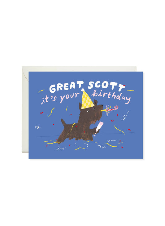 Birthday Card; Great Scott, It's Your Birthday!!