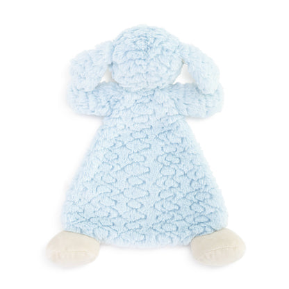 Rattle Blankie; Duke Dog (Light Blue)