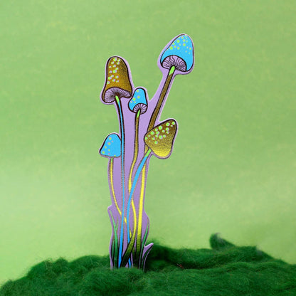 Leather Bookmark; Mushroom | Ark Colour Design