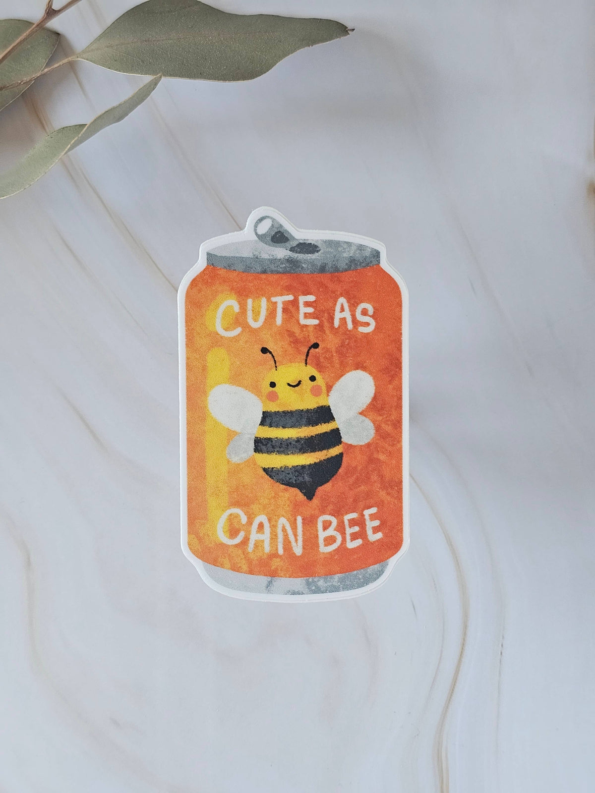 Vinyl Sticker; Cute As Can Bee | ThePlottedPlant
