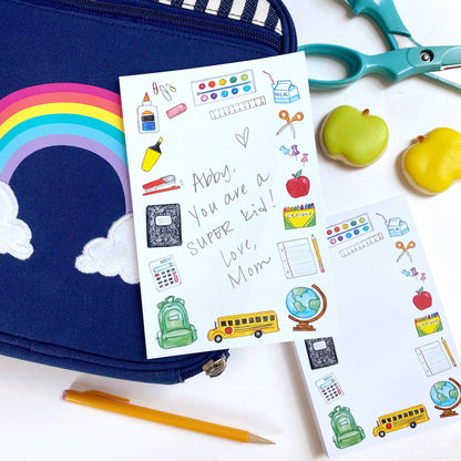 Memo Notepad; School Days By Natty Michelle Paperie