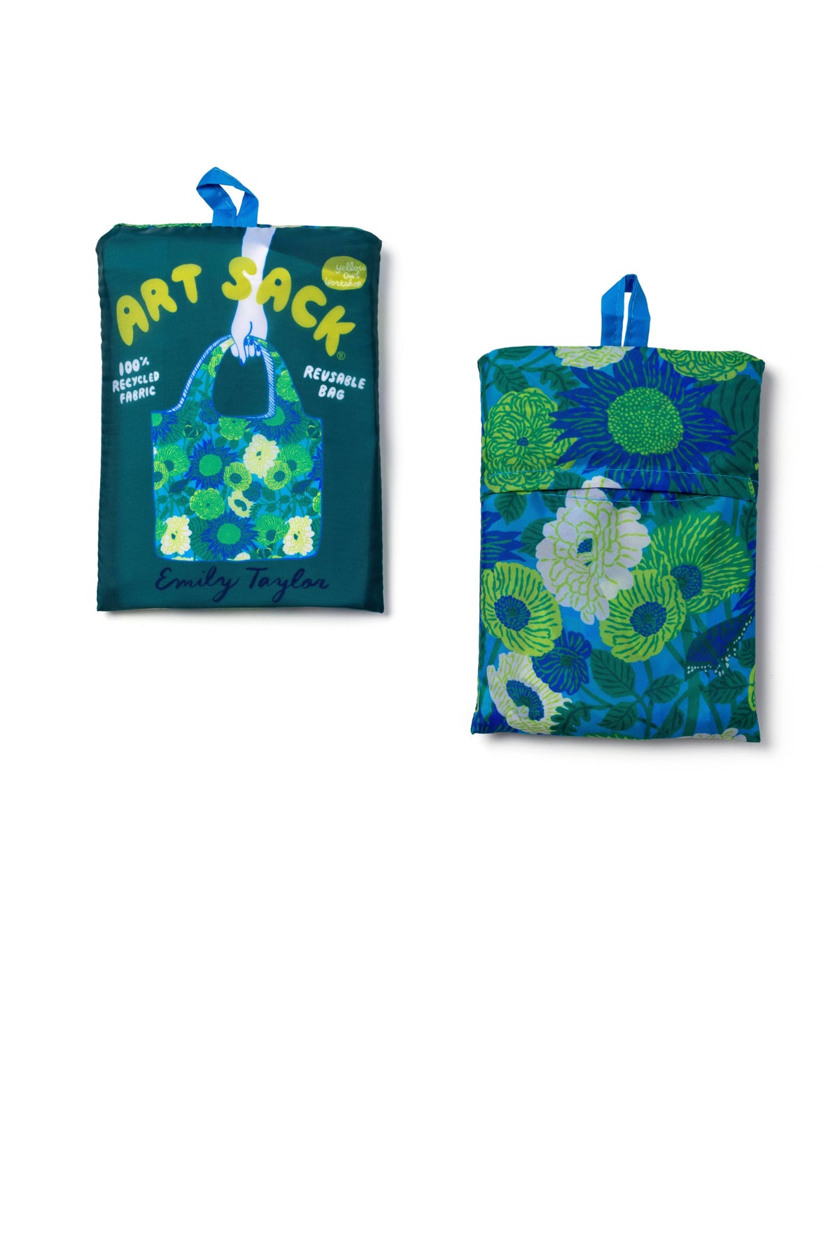 Tote Bag; Flower Market Art Sack by Emily Taylor | Yellow Owl Workshop