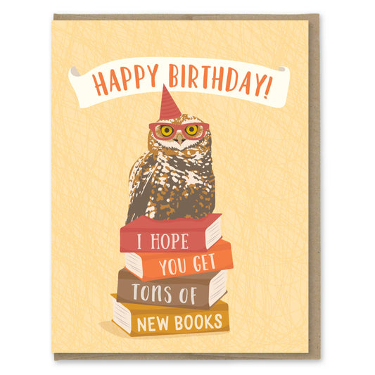 Birthday Card; New Books
