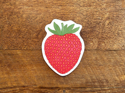 Postcard; Strawberry (Large Cut-Out)