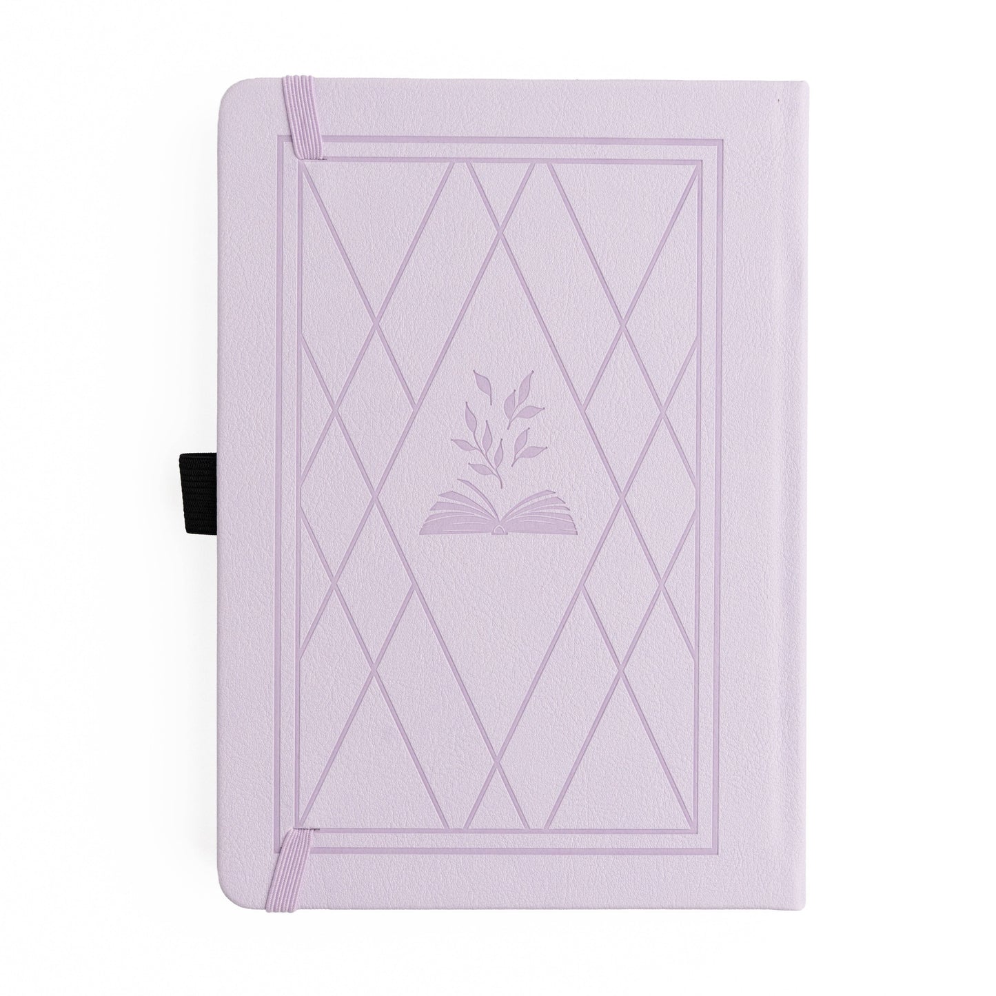 Reading Journal; Vintage Library in Lilac