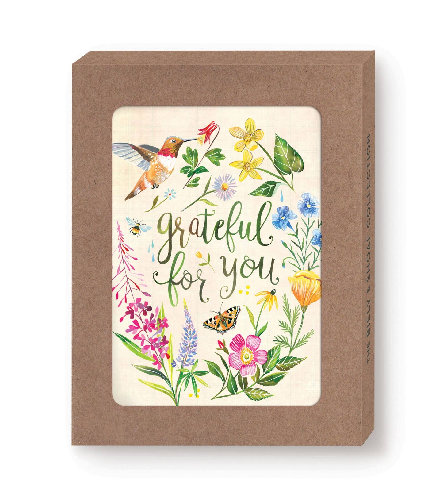 Boxed Notecards; Grateful (Set of 10)