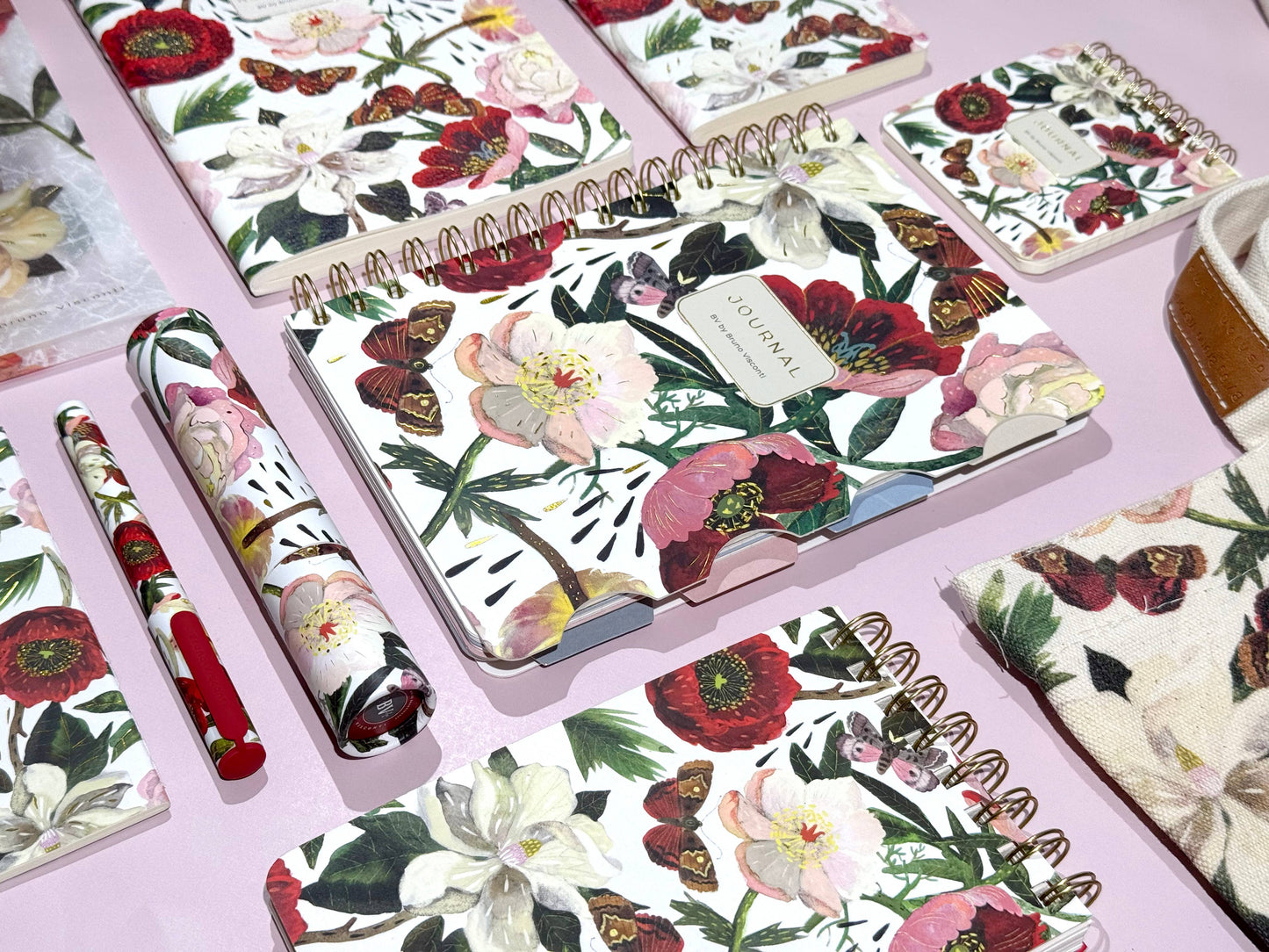 Notebook; Peonies (Size A5)