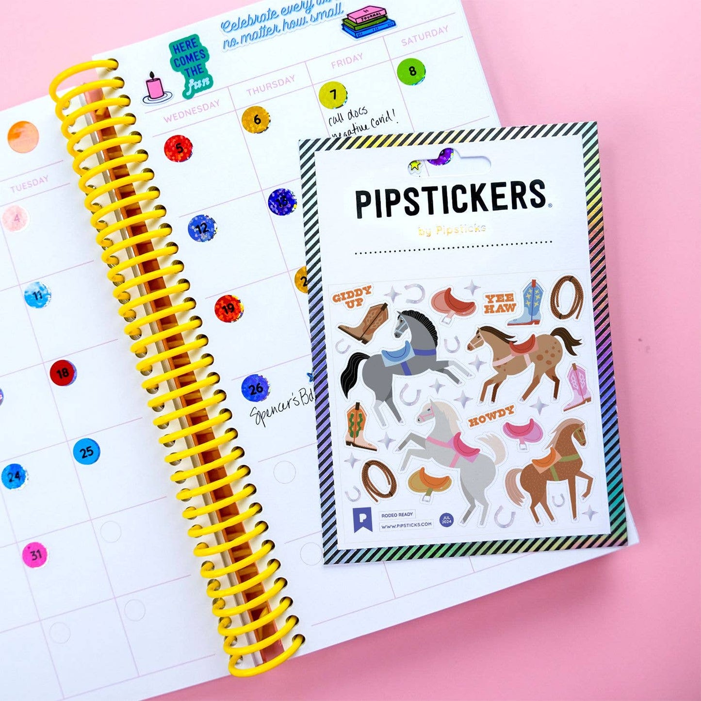 Pipsticks Sticker Sheet; Rodeo Ready