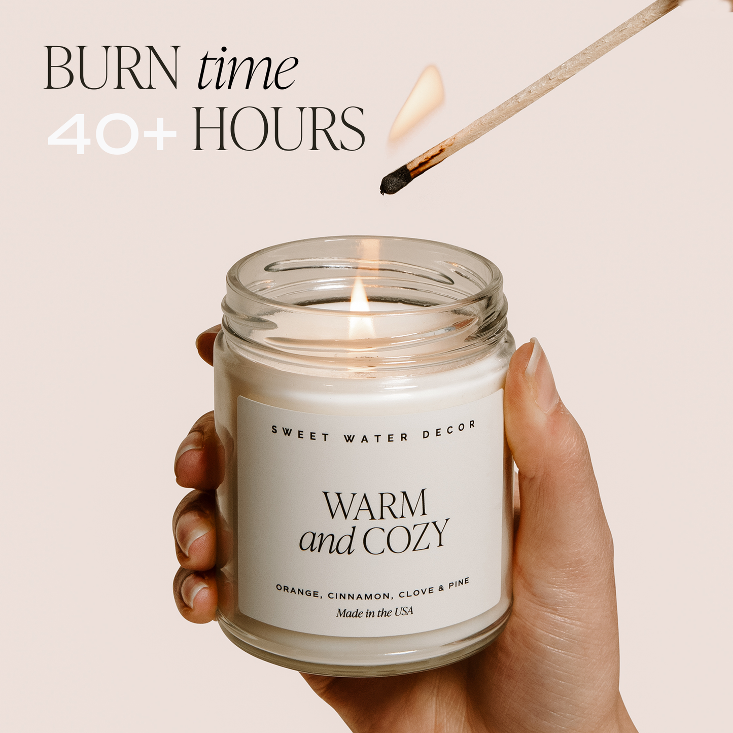 Soy Candle; Not A Day Over Fabulous 9oz (Gold Foil, 40+hrs Burn Time) By Sweet Water Decor