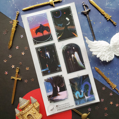 Sticker Sheet; Between Worlds