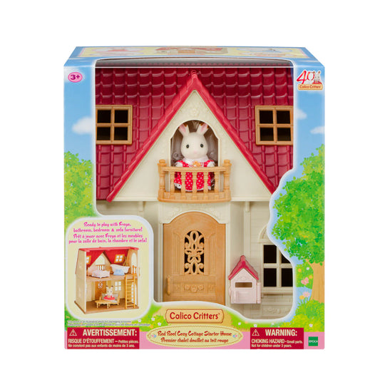 Calico Critters Red Roof Cozy Cottage Starter Home