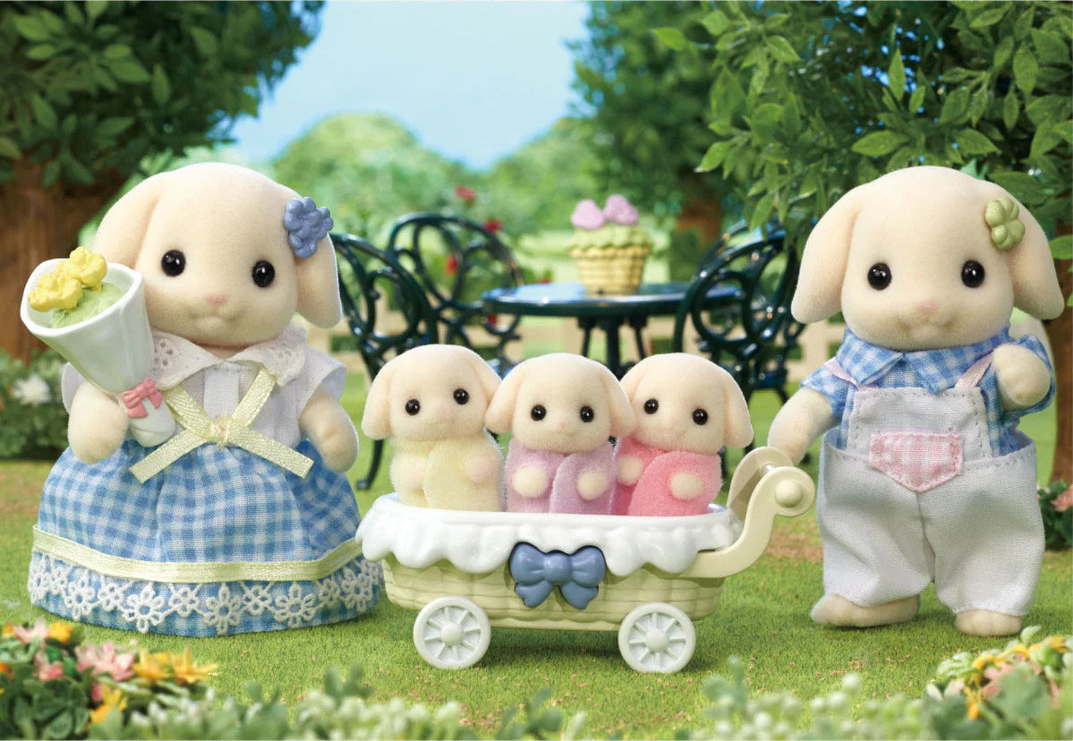 Calico Critter Flora Rabbit Family
