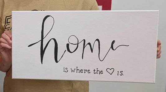 Faux Calligraphy on Canvas Workshop with Tricia - Friday, October 17, 2025