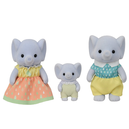 Calico Critter - Elephant Family Trio