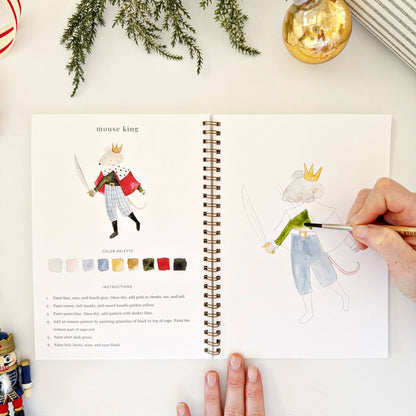 Watercolor Workbook; Nutcracker By Emily Lex