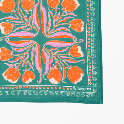 Bandana; 22" Winnie By Handker Bandanas (100% Premium Cotton)