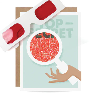 Greeting Card; Top Secret Spyglass (Decoder Card)
