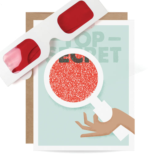Greeting Card; Top Secret Spyglass (Decoder Card)