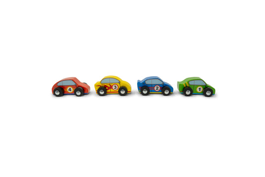 Race Car Mighty Minis (Set Of 4)