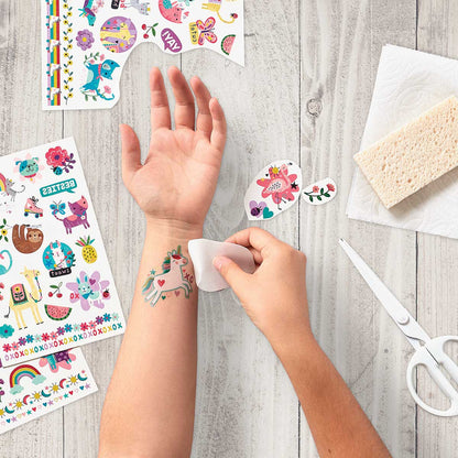 Tattoo Palooza: Temporary Tattoos - Awesome Doodles (3 Sheets)