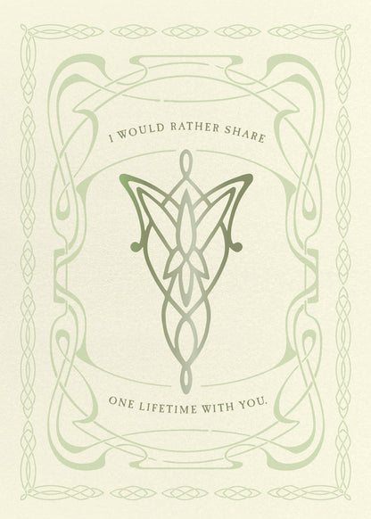 Pop-Up Card; Lord of the Rings: Rivendell Signature (Italian Paper)