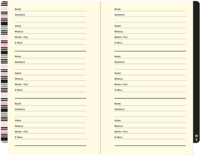 Address Book; Little Pink Book Of Addresses