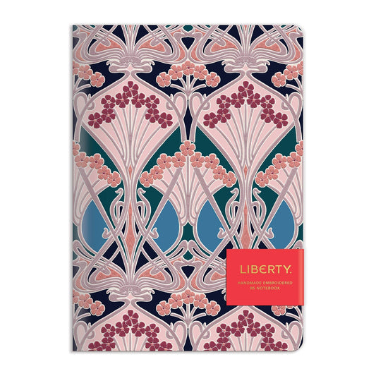 Journal; Liberty Ianthe (Handmade Embroidered)