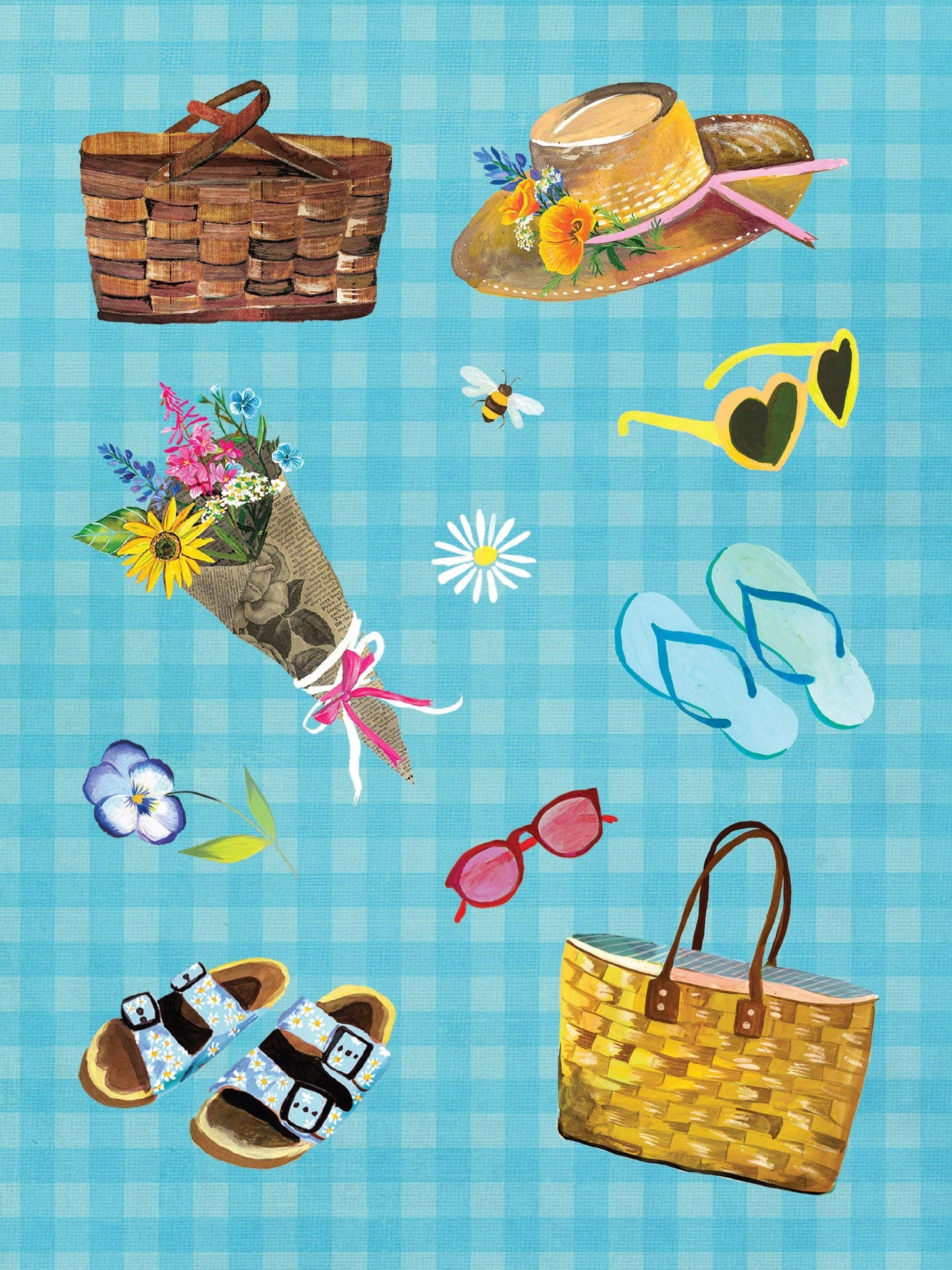 Katie Daisy Sticker Book; Wildflower Picnic