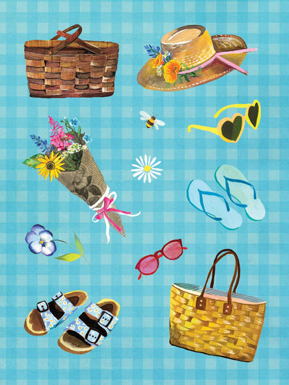 Katie Daisy Sticker Book; Wildflower Picnic
