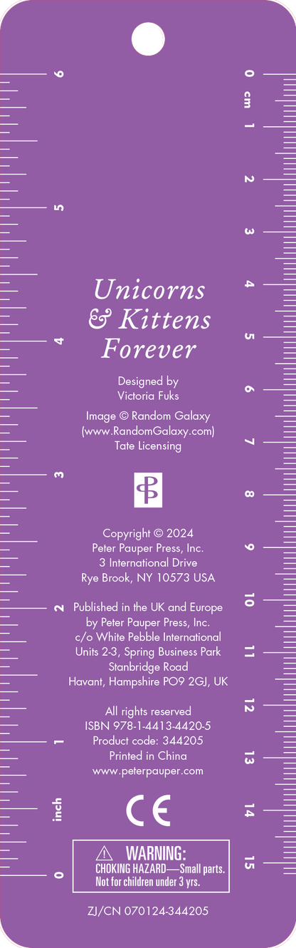Beaded Bookmark; Unicorn & Kittens Forever