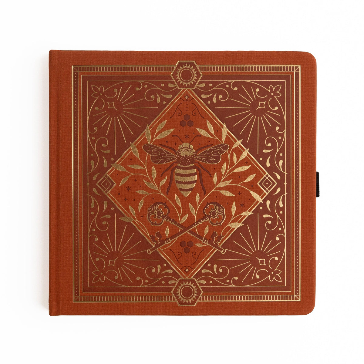 Notebook; Keeper of Bees in Rust Letter Size Dot Grid | Archer and Olive