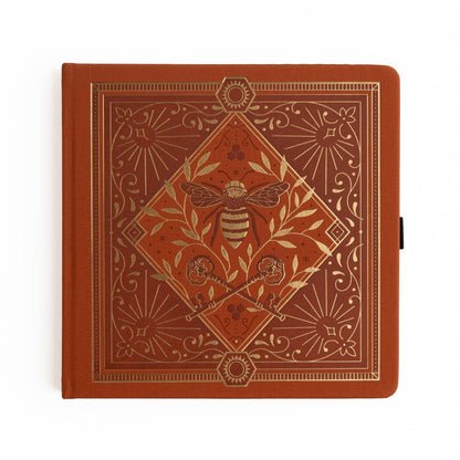 Notebook; Keeper of Bees in Rust Letter Size Dot Grid | Archer and Olive
