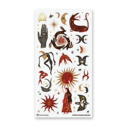 Sticker Sheet; Cosmic Solstice