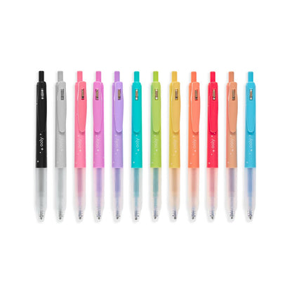 Ooly Glitter Gel Pens; Oh My Glitter! (Retractable, Set of 12)