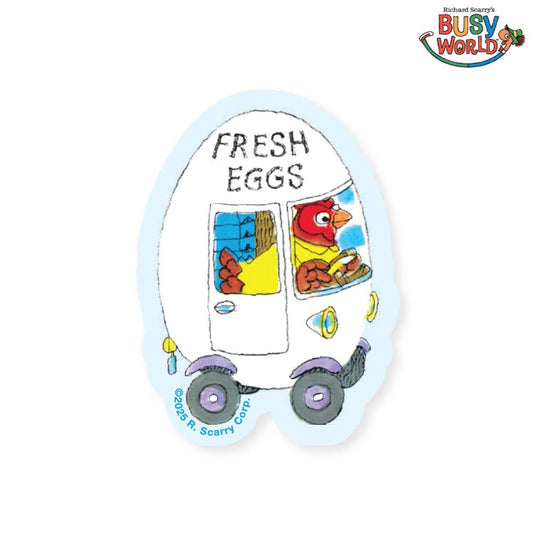 Richard Scarry® - Egg Car Sticker