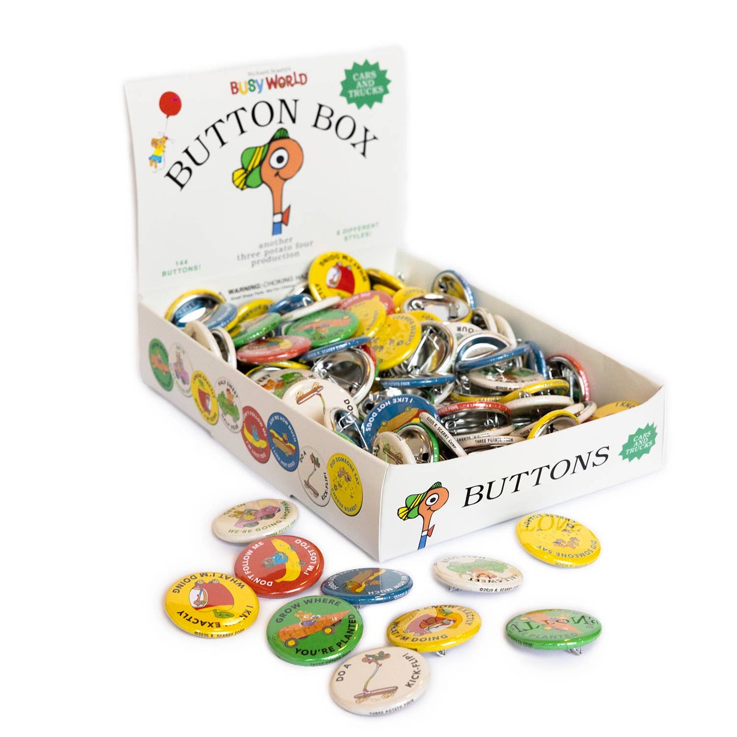 Richard Scarry® - Pinback Buttons (8 Styles)