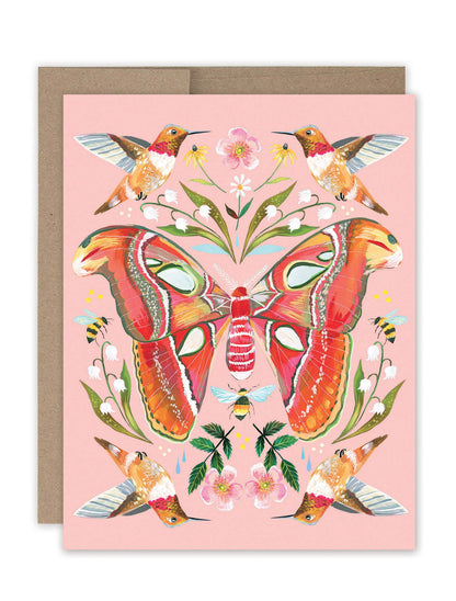 Boxed Notecards; Butterflies & Birds (Set of 10)