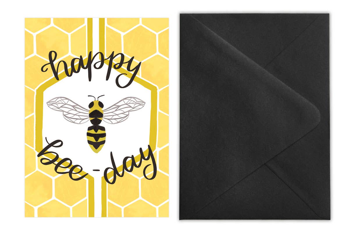 Birthday Card; Happy Bee Day