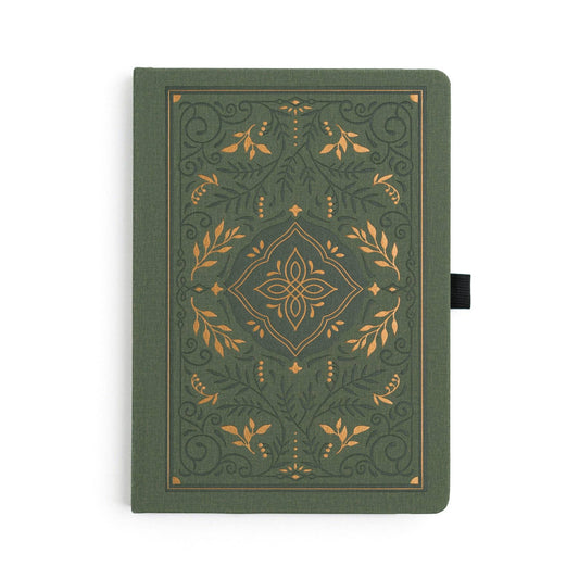 Notebook; Storybook in Vintage Olive B5 Dot Grid | Archer and Olive