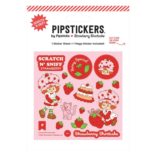 Strawberry Shortcake & Custard Scratch 'n Sniff Stickers (2ct)