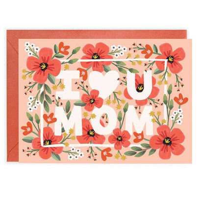 Mom Card; I Love You Mom