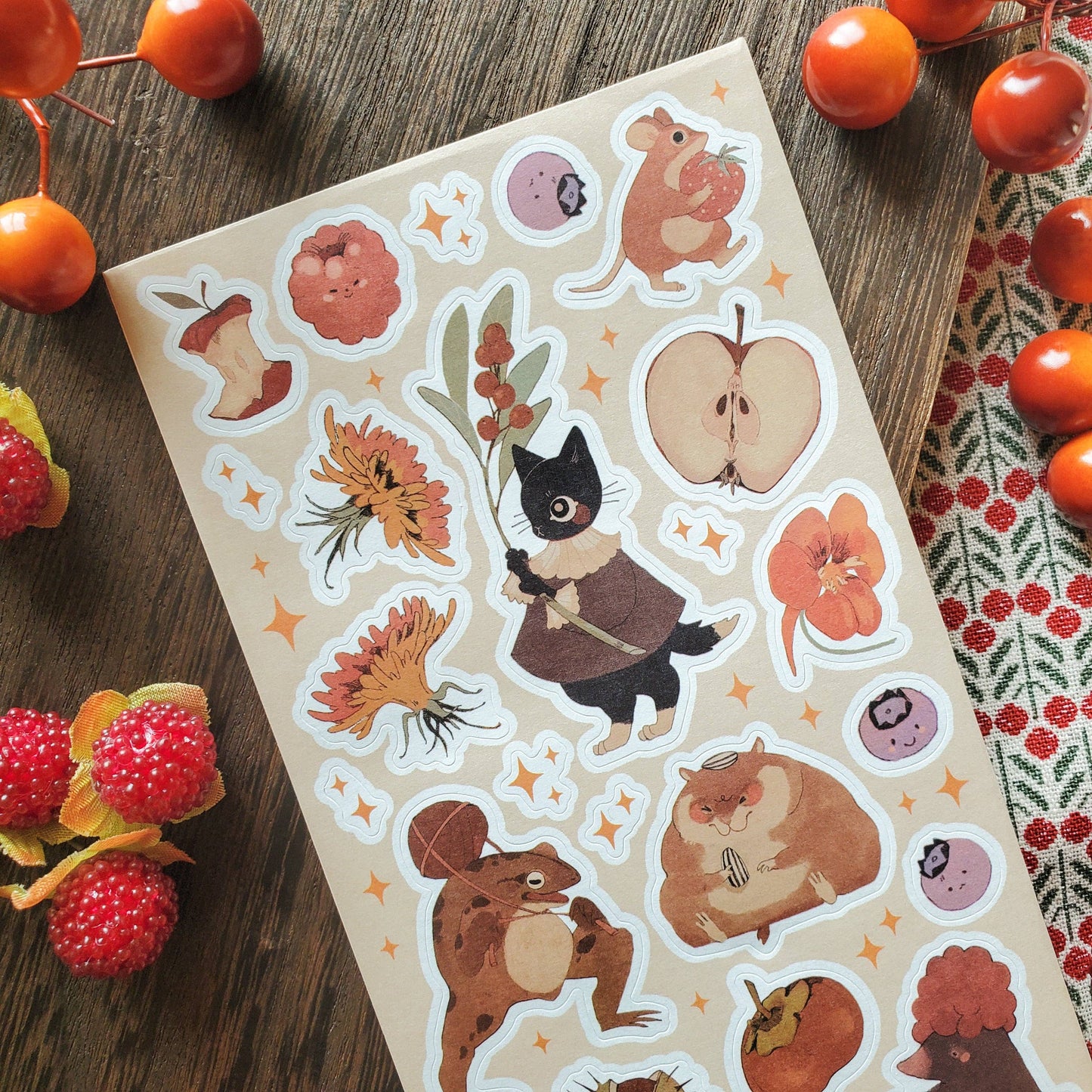 Stickii Sticker Sheet; Fall Harvest