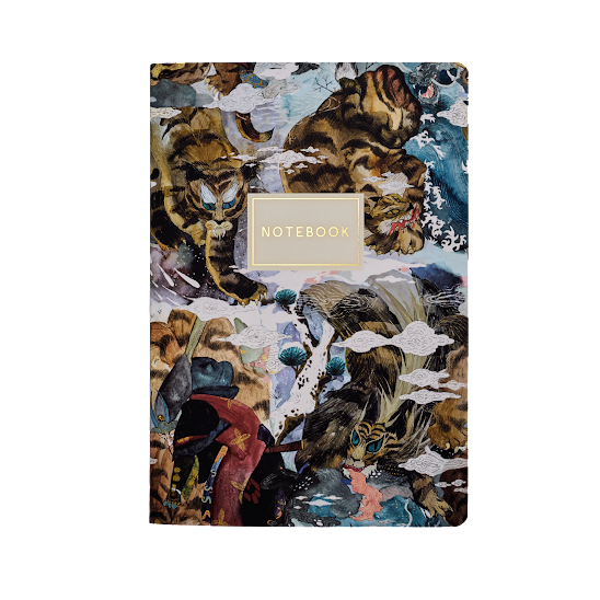 A5 Notebook; Tiger - BV by Bruno Visconti