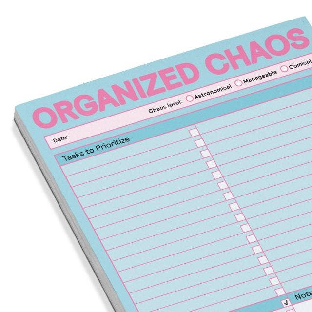 Organized Chaos Knock Knock Pad