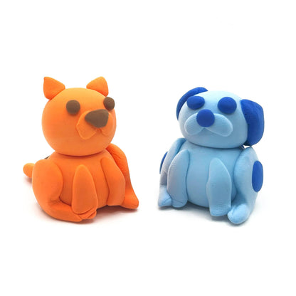 Ooly Creatibles D.I.Y. Air-Dry Clay Kit; Pet BFFs (Set of 4)